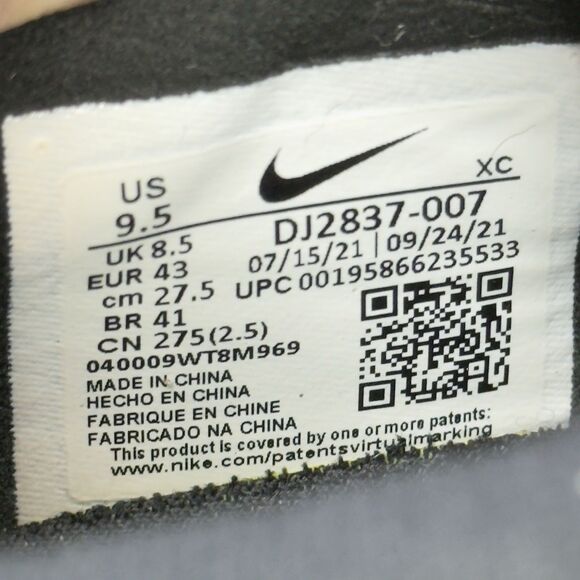 Nike Merucial Vapor 14 Elite FG Soccer Football Cleats - Men Size 9.5 Gold Black - Picture 11 of 13